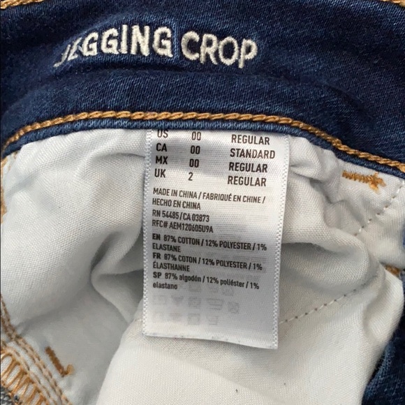 American Eagle stretch skinny ankle jeans 00 - Picture 5 of 6